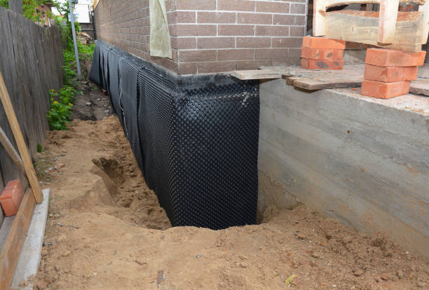 SJ Waterproofing Pros technician performing targeted Waterproofing assessment in Mine Hill, NJ